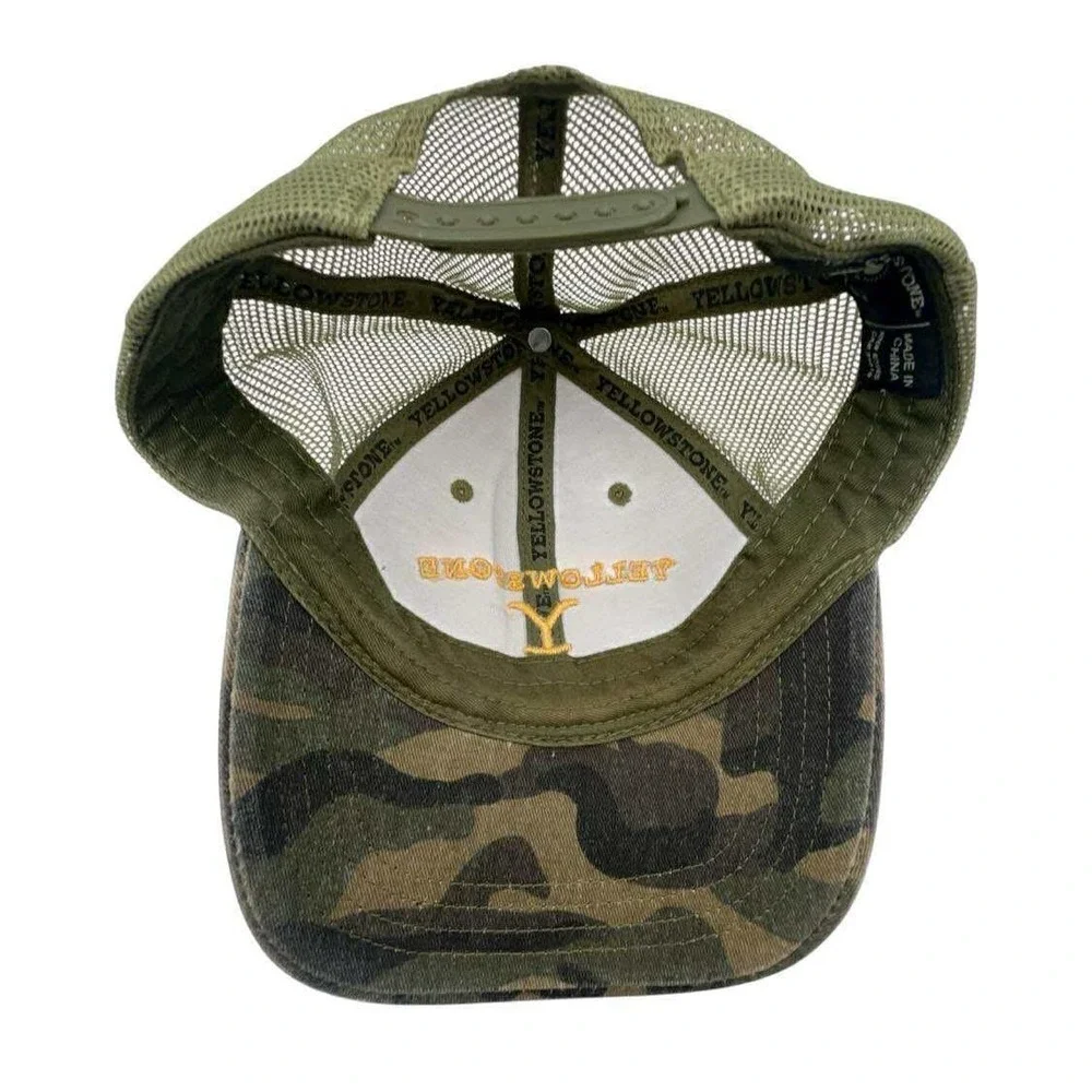 Yellowstone Dutton Ranch Hat Camo Trucker Cap‎ Y Adjustable Adult